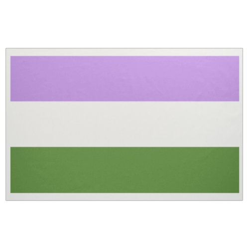 Genderqueer Pride Flag Fabric