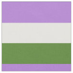 Genderqueer pride flag fabric