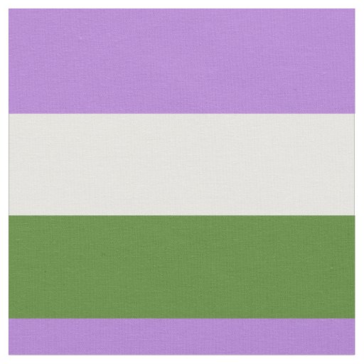 Genderqueer pride flag fabric