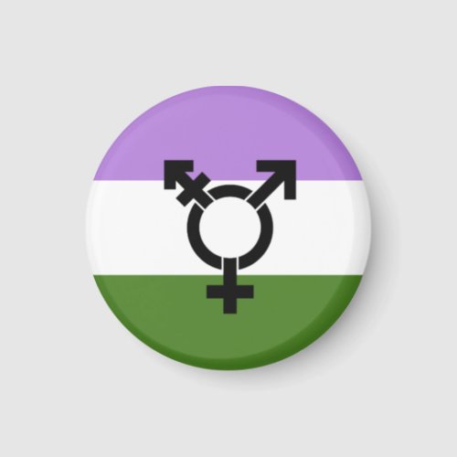 Genderqueer Pride Flag Magnet