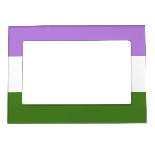 Genderqueer Pride Flag Magnetic Frame