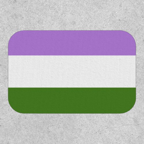 Genderqueer Pride Flag Patch