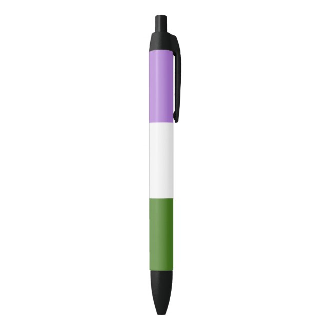 Genderqueer Pride Flag Pen (Bottom (Vertical))