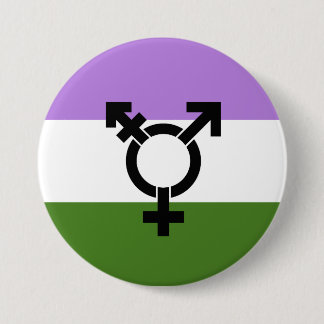Genderqueer Pride Flag Pinback Button