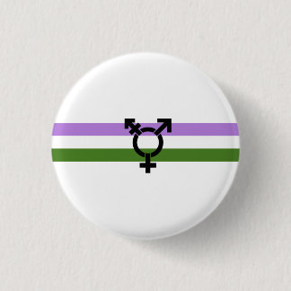 Genderqueer Pride Flag Pinback Button