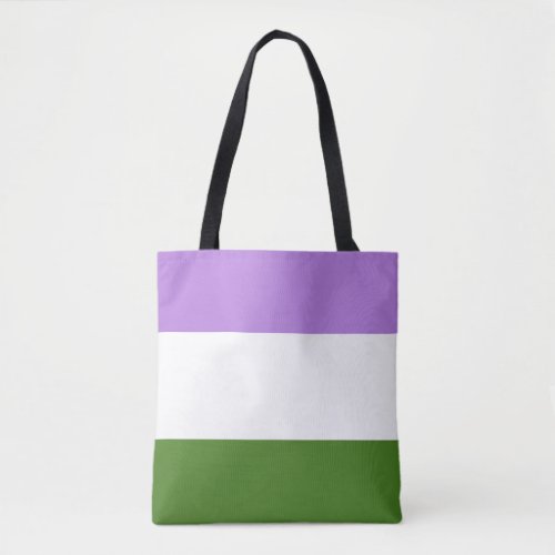 Genderqueer Pride Flag Tote Bag