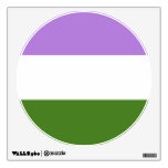 Genderqueer Pride Flag Wall Decal at Zazzle