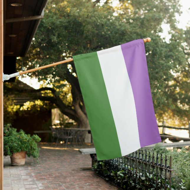 Genderqueer Pride House Flag (In SItu)