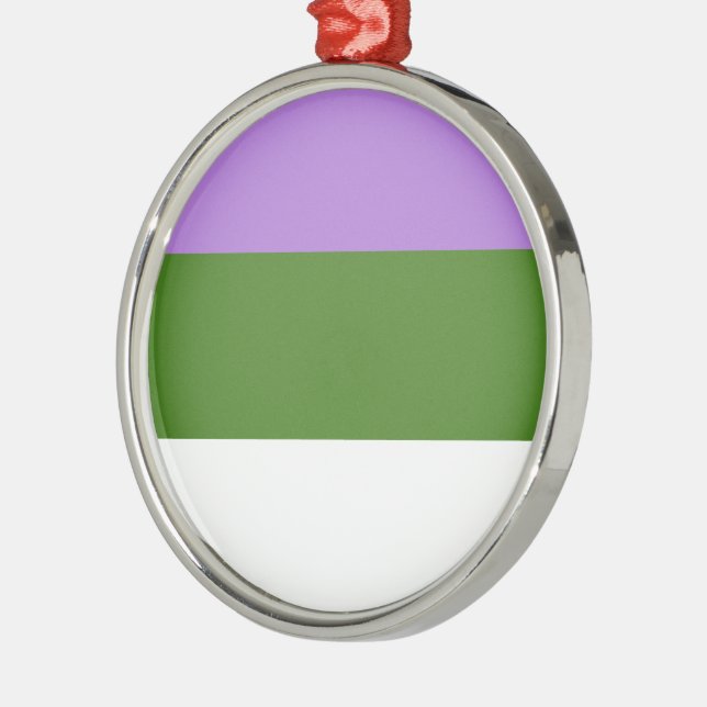 GENDERQUEER PRIDE METAL ORNAMENT (Left)