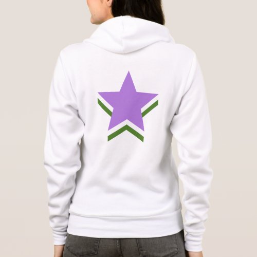 Genderqueer pride stars  hoodie