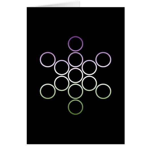 genderQueer sacred circles Cards (Front)