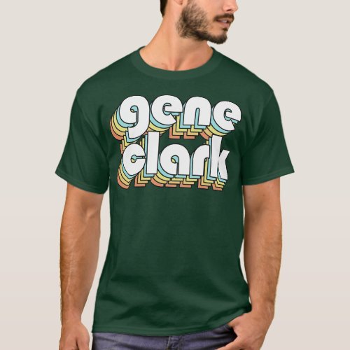 Gene Retro Rainbow Typography Faded Style 1 T_Shirt