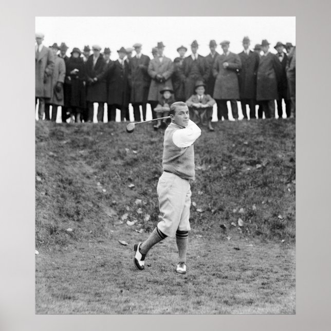 Gene Sarazen, 1922 Poster (Front)