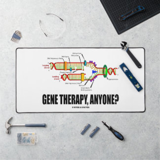 Gene Therapy, Anyone? DNA Replication Geek Humor Desk Mat