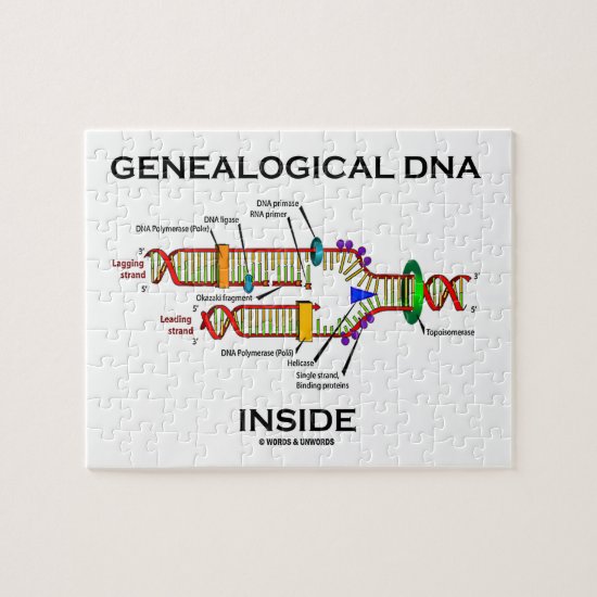 Genealogical DNA Inside (Genealogist Attitude) Jigsaw Puzzle