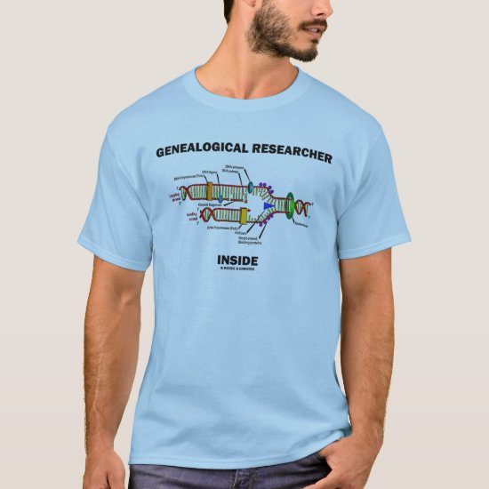 Genealogical Researcher Inside (DNA Replication) T-Shirt