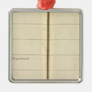 Genealogical Table, France 2 Metal Ornament