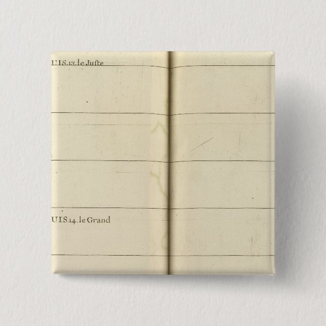 Genealogical Table, France 2 Pinback Button (Front)