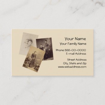 Genealogist Business Card by BusinessCardsCards at Zazzle