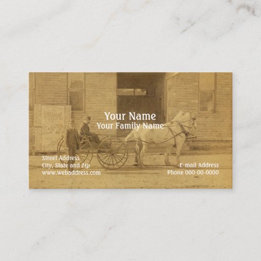 Customizable Genealogist Business Card