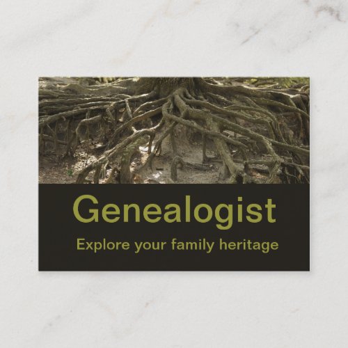 Genealogist Business Card