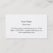 Genealogist business card template for genealogy | Zazzle