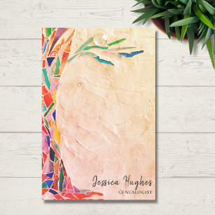 Genealogist Family Tree Beige Post-it Notes