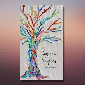 Genealogist Family Tree Business Card