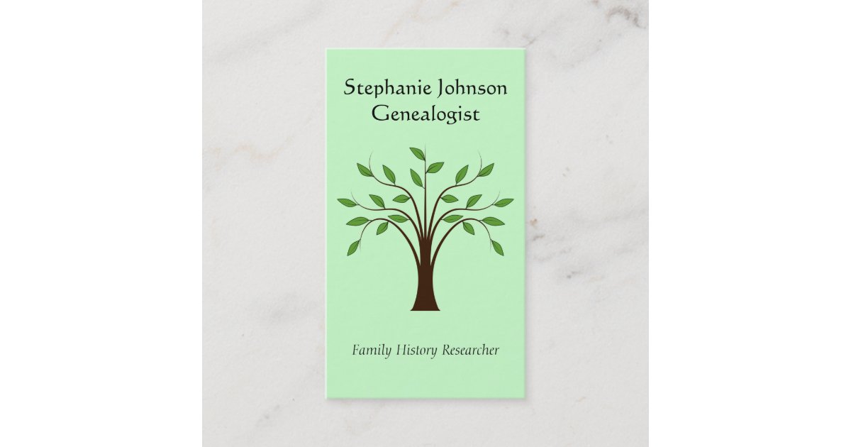 genealogist genealogy tree custom business card 1 zazzle com genealogy business cards