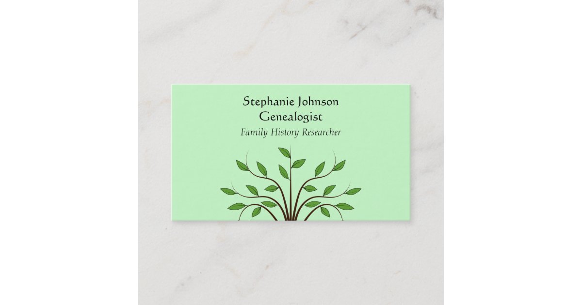 genealogist genealogy tree custom business card 2 zazzle com genealogy business cards