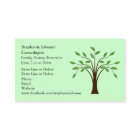 Genealogist Genealogy Tree Custom Business Card 2 | Zazzle