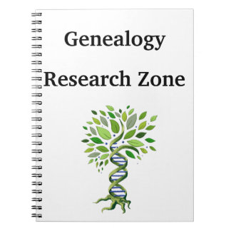 Genealogist Research Zone DNA Tree Ancestry Notebook