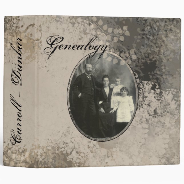 Genealogy Album Binder (Front/Spine)