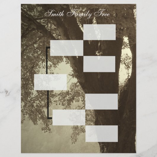 Genealogy  Ancestry Chart (Front)