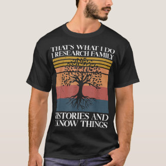 Genealogy Ancestry Dna Genealogist Family Tree Mak T-Shirt