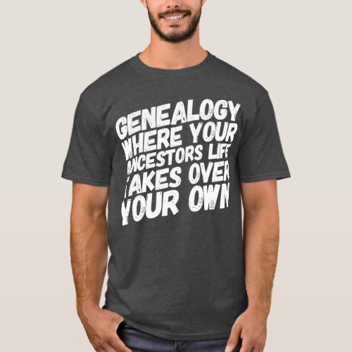 Genealogy Ancestry Family Tree Research Gift T_Shirt