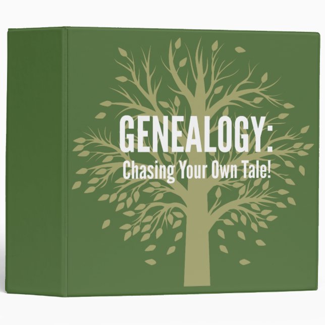 Genealogy Binder (Green) (Front/Spine)