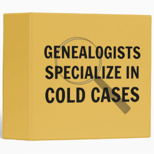 Genealogy Binder (Yellow)