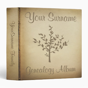 Genealogy binders