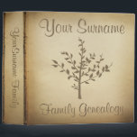 Genealogy binders<br><div class="desc">Antique looking paper parchment family tree genealogy keepers.</div>