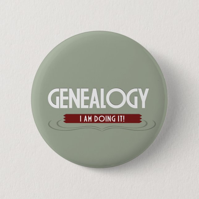 Genealogy Button (Front)