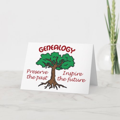 Genealogy Card