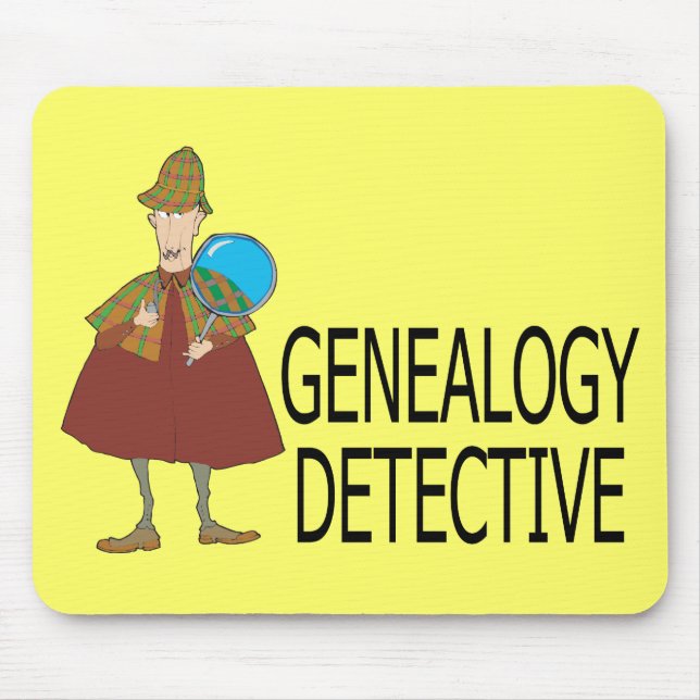 Genealogy Detective Mouse Pad (Front)