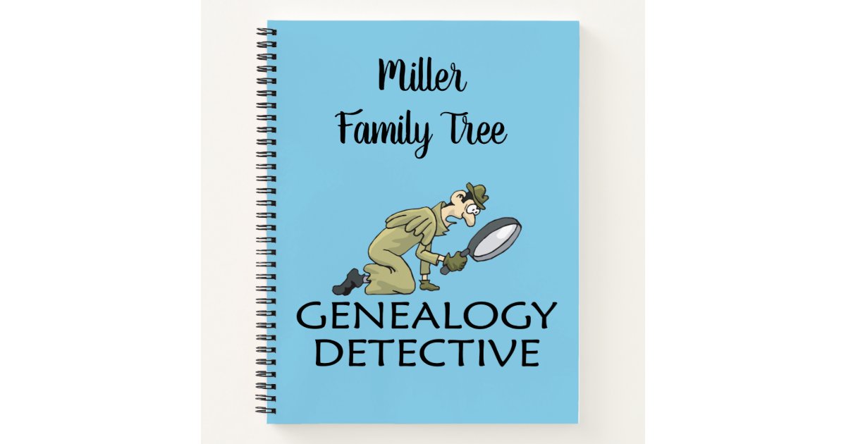 Genealogy Detective Notebook | Zazzle