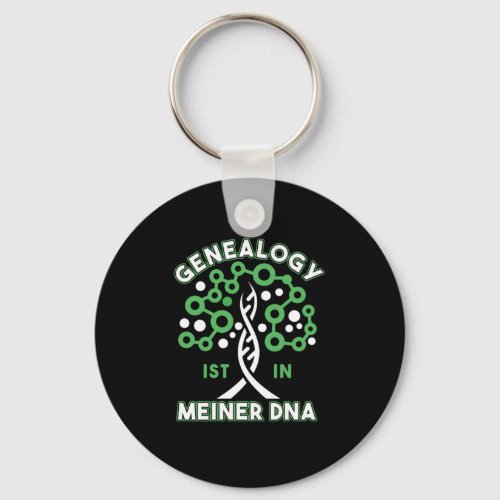 Genealogy DNA Family Historian Genealogists Gift Keychain