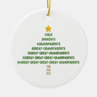 Genealogy Family History Christmas Ornament