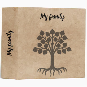 Genealogy Family Tree 3 Ring Binder