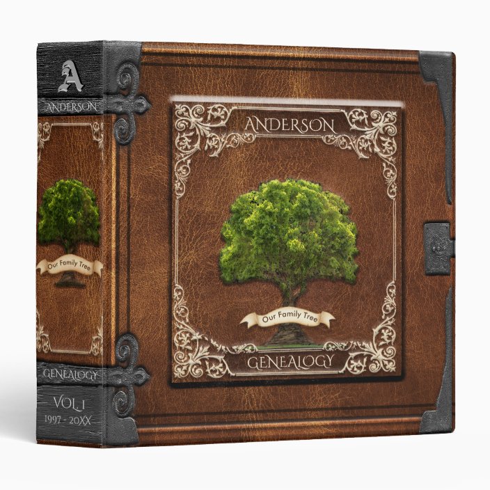 Genealogy Family Tree 3 Ring Binder