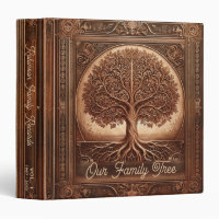 Genealogy Family Tree 3 Ring Binder