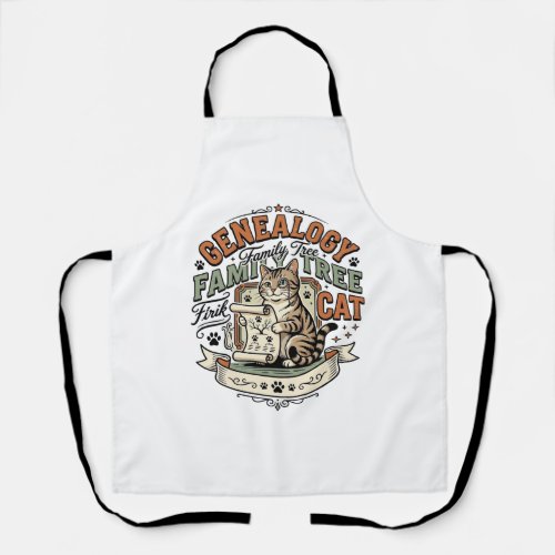 Genealogy Family Tree Cat Genealogy Family Tree Ca Apron